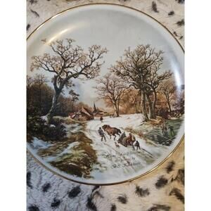 Mulder-Holland-B.C. Koekkoek Painting “Landscape in Winter” Collector Plate